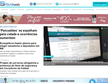 Tablet Screenshot of folhabv.com.br